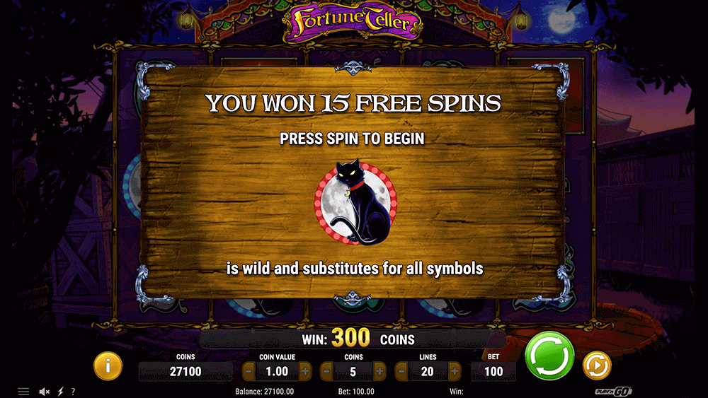 Фриспины в Fortune Teller Фриспины в Fortune Teller