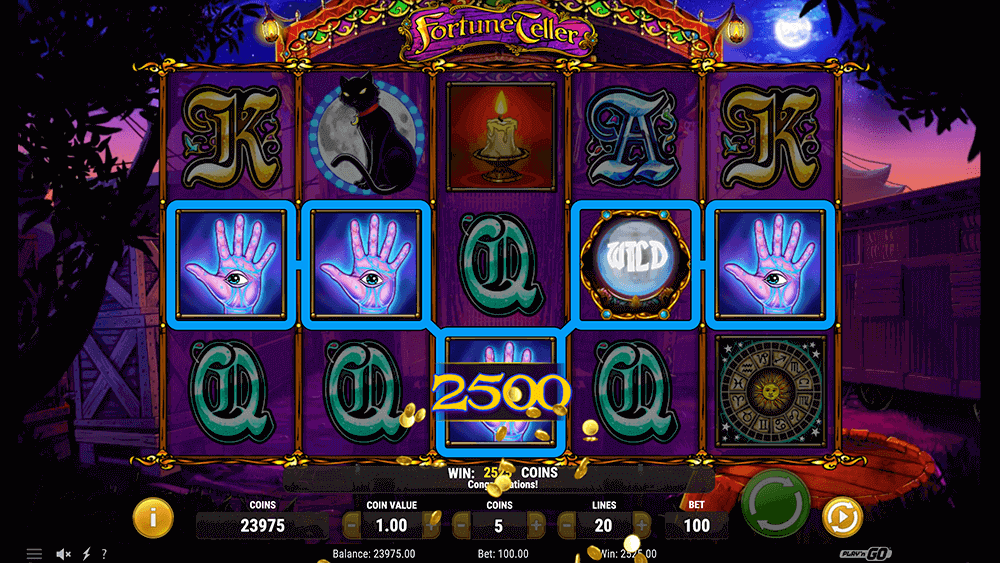 Выигрыш в Fortune Teller Выигрыш в Fortune Teller